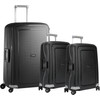 Samsonite S'cure Spinner 55+55+75cm Black Kofferset