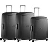 Samsonite S'cure Spinner 69+75+75cm Black kofferset