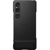 Sony Xperia 1 VI Back Cover Zwart Met Standaard