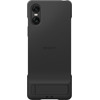 Sony Xperia 10 VI Back Cover Zwart Met Standaard