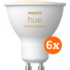 Philips Hue White Ambiance GU10 6-pack