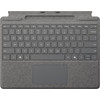 Microsoft Surface Pro Type Cover avec Emplacement de Stockage pour Stylet Platine AZERTY