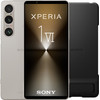 Sony Xperia 1 VI 256GB Silver 5G + Sony Back Cover Black with Stand