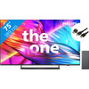 Philips The One 75PUS8909 - Ambilight (2024) + Soundbar + Hdmi kabel