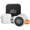 Tado Smart Thermostat X Starter Pack + 10 Radiator Knobs