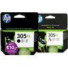 HP 305XL Ink Cartridge 4-Color Bundle