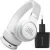 JBL Live 670NC White + BlueBuilt Quick Charge Charger with USB-A Port