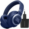 JBL Live 770NC Blue + BlueBuilt Quick Charge Charger with USB-A Port