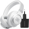 JBL Live 770NC White + BlueBuilt Quick Charge Charger with USB-A Port