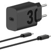 Motorola Power Delivery Charger 30W Black + USB-C Cable 1m Black Plastic