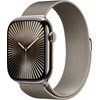 Apple Watch Series 10 4G 46mm Titanium Silver Milanese Watch Strap S/M