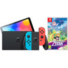 Nintendo Switch OLED Blauw Rood + Zelda: Echoes of Wisdom