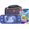 Nintendo Switch Lite Blauw + Zelda: Echoes of Wisdom + Bigben Beschermtas