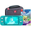 Nintendo Switch Lite Turquoise + Zelda: Echoes of Wisdom + Bigben Beschermtas