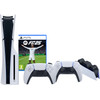 PlayStation 5 Slim Disc Edition + FC 25 + Extra Controller Wit + Oplaadstation