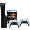 PlayStation 5 Slim Disc Edition + Black Ops 6 + Covers Zwart + Extra Controller Wit