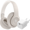 Beats Studio Pro Cream + BlueBuilt Power Delivery Charger with USB-C Port 20W White