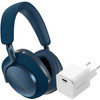 Bowers & Wilkins Px7 S2 Blauw + BlueBuilt Power Delivery Oplader met Usb C Poort 20W Wit