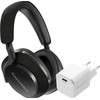 Bowers & Wilkins Px7 S2 Zwart + BlueBuilt Power Delivery Oplader met Usb C Poort 20W Wit