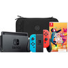 Nintendo Switch Rood/Blauw + Just Dance 2025 + BlueBuilt Beschermhoes