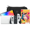 Nintendo Switch OLED Wit + Just Dance 2025 + BlueBuilt Beschermhoes