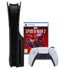 PlayStation 5 Slim Disc Edition + Spider-Man 2 + Covers Zwart