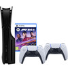 PlayStation 5 Slim Disc Edition + F1 24 + Covers Black + Extra Controller White