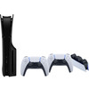 PlayStation 5 Slim Disc Edition + Covers Zwart + Extra Controller Wit + Oplaadstation