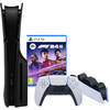 PlayStation 5 Slim Disc Edition + F1 24 + Covers Black + Charging Dock