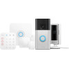 Ring Alarmsysteem + Indoor Cam + Battery Video Doorbell Nikkel