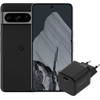 Google Pixel 8 Pro 256GB Zwart 5G + BlueBuilt Oplader met Usb C Poort 30W Zwart