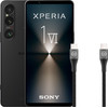 Sony Xperia 1 VI 256GB Zwart 5G + BlueBuilt Usb C Kabel 1,5m Nylon Zwart