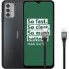 Nokia G42 128GB Zwart 5G + BlueBuilt Usb C Kabel 1,5m Nylon Zwart