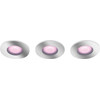 Philips Hue Xamento badkamer inbouwspot White and Color - Chroom - Rond 3-pack