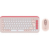 Logitech Pop Icon Combo toetsenbord en muis set Rose