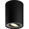 Philips Hue Pillar Opbouwspot White Ambiance - Zwart - 1-spots