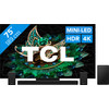 TCL QD Mini-Led 75C71N (2024) + TCL Q85H