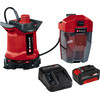 Einhell GE-DP 18/25 LL Li Solo + Einhell 18 V/4.0 Ah Starter Kit - Power X-Change