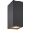 WiZ Up and Down Wandlamp - Wit en Gekleurd Licht - zwart