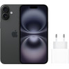 Apple iPhone 16 128GB Zwart + Apple Snellader