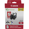 Canon PG-585XL + CL-586XL Combo Pack + Fotopapier