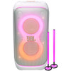 JBL Partybox 320 Wit + 2x JBL Partylight Stick