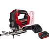 Einhell TP-JS 18/135 Li BL Solo + Einhell 18 V/4.0 Ah Starter Kit - Power X-Change