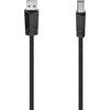 Hama Usb A naar Usb B Kabel 1,5m Kunststof Zwart