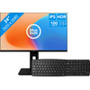 BlueBuilt 24 inch Full HD + BlueBuilt Draadloos USB Toetsenbord QWERTY