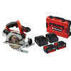 Einhell TE-CS 18/150 Li Solo 4,0 Ah Accu (2x) E-Case S-F Starterspakket