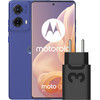 Motorola Moto G85 Grijs 5G + Motorola Oplader 30W Zwart + Usb C Kabel 1m Zwart Kunststof