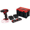 Einhell TE-CD 18/40 Li BL Solo 2,5 Ah Accu (2x) E-Case M Starterspakket