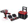 Einhell TP-CD 18/80 Li BL Solo 2,5 Ah Accu (2x) E-Case L Starterspakket