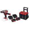 Einhell TP-CD 18/80 Li BL Solo 4,0 Ah Accu (2x) E-Case L Starterspakket